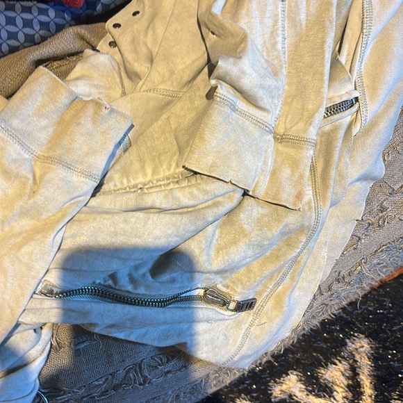 Parasuco men’s distressed zipper luxury studded hoodie  Sz XL - Picture 9 of 16